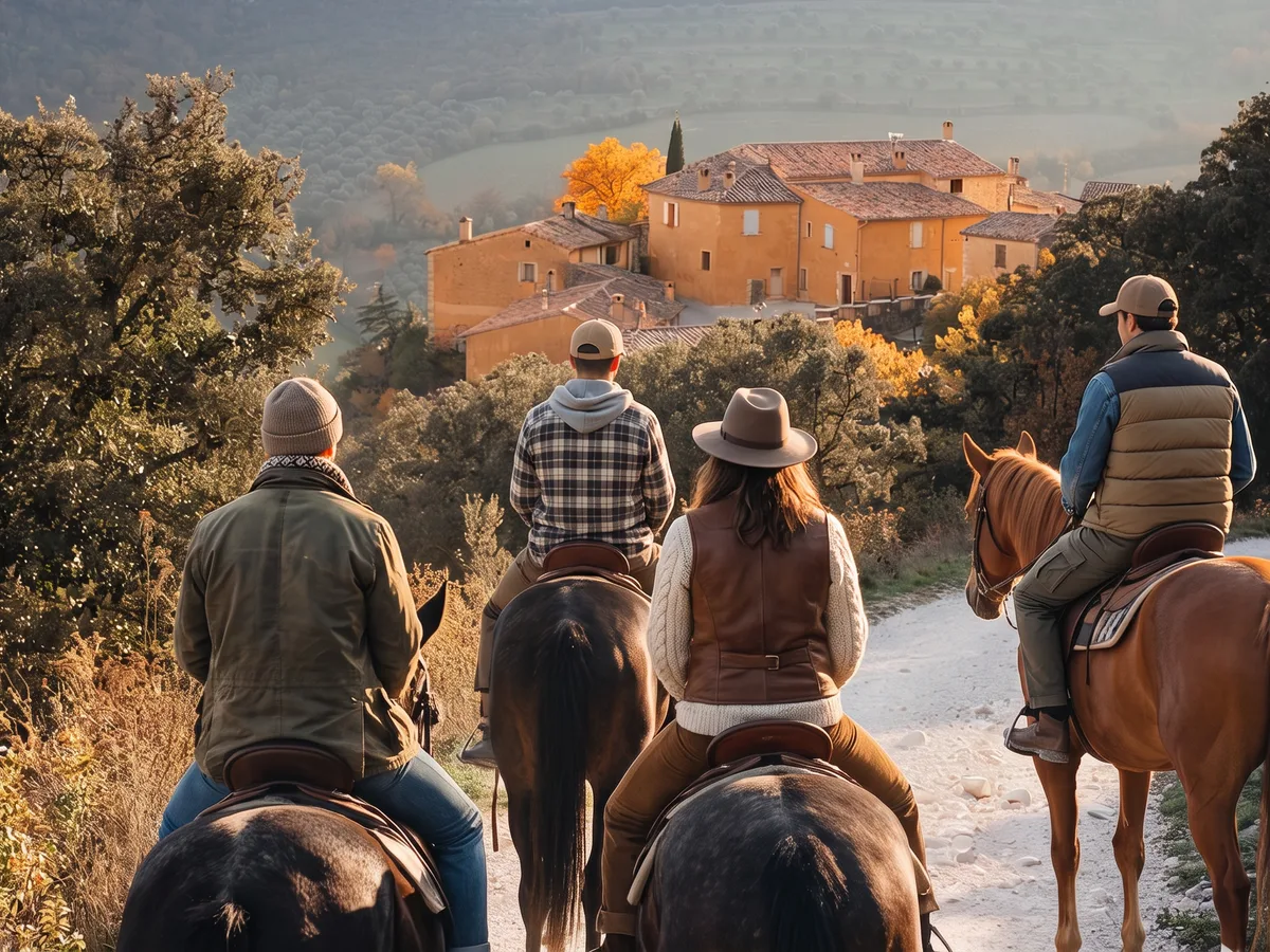 Balade à cheval dans la Drôme, autour de Loriol-sur-Drôme